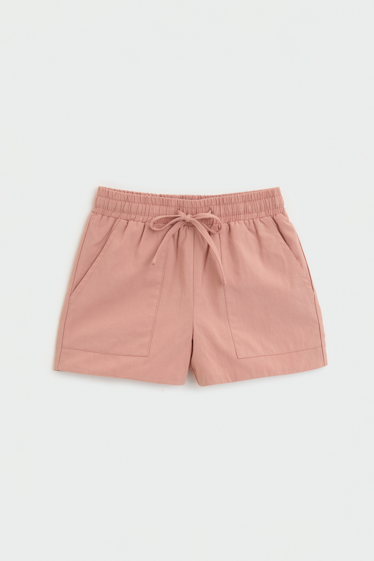 Cotton Drawstring Shorts