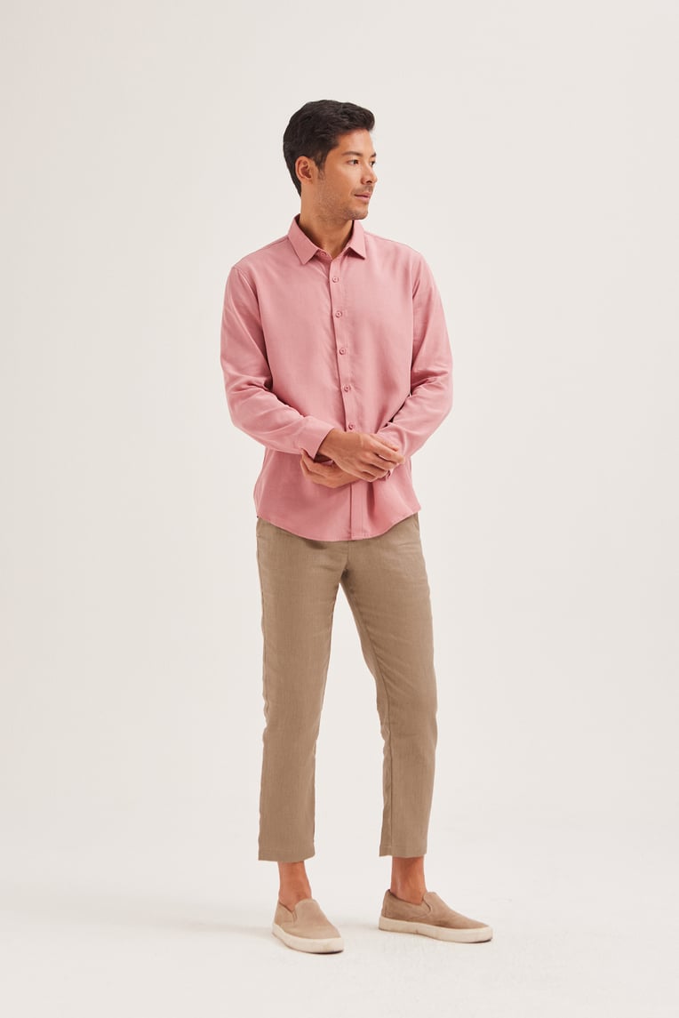 Lyocell Long Sleeve Shirt