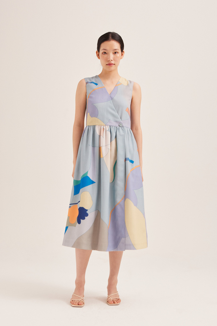 Fairground Wrap Dress