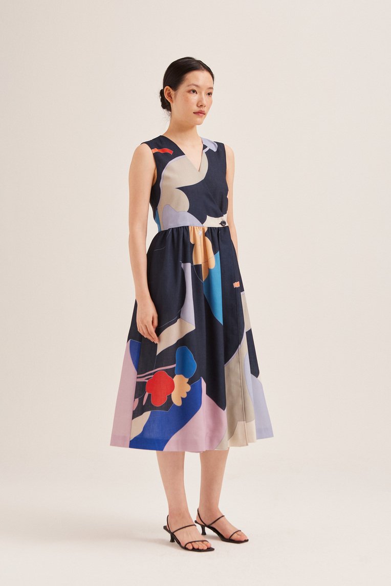 Fairground Wrap Dress