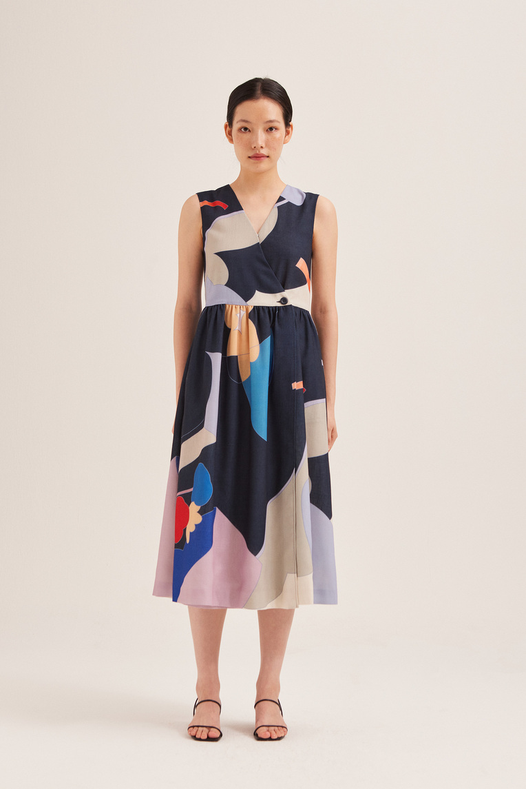 Fairground Wrap Dress