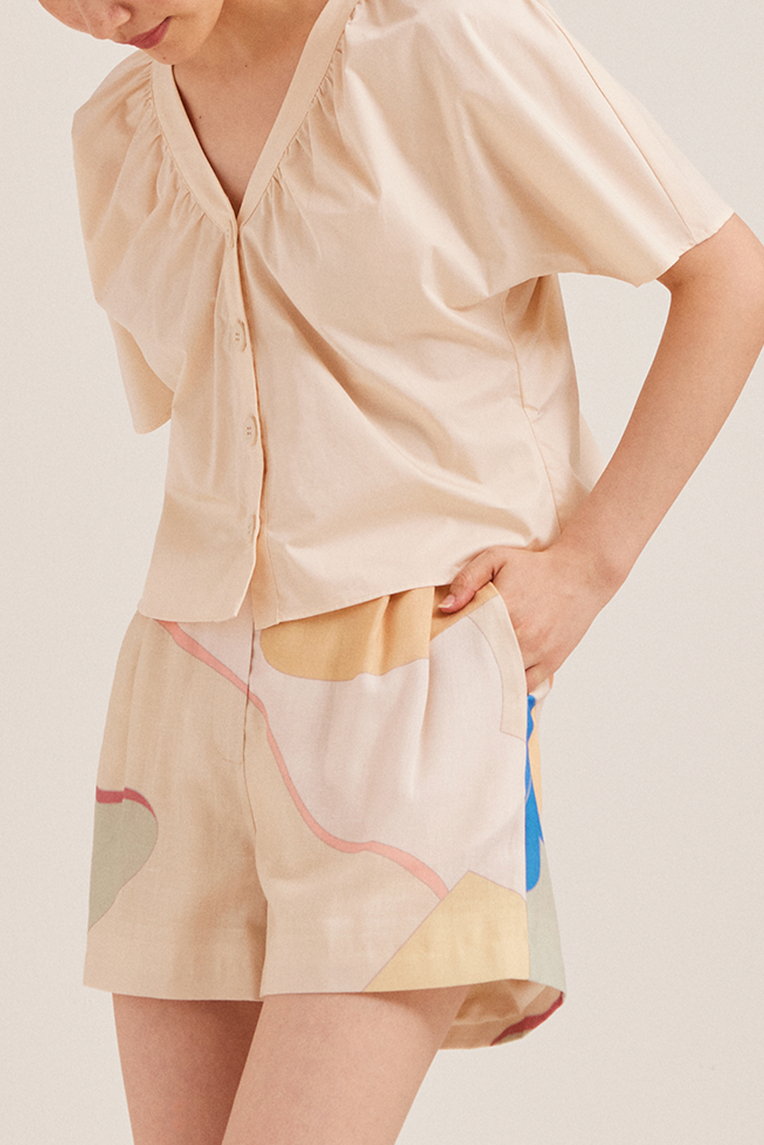 Fairground High-Waisted Shorts