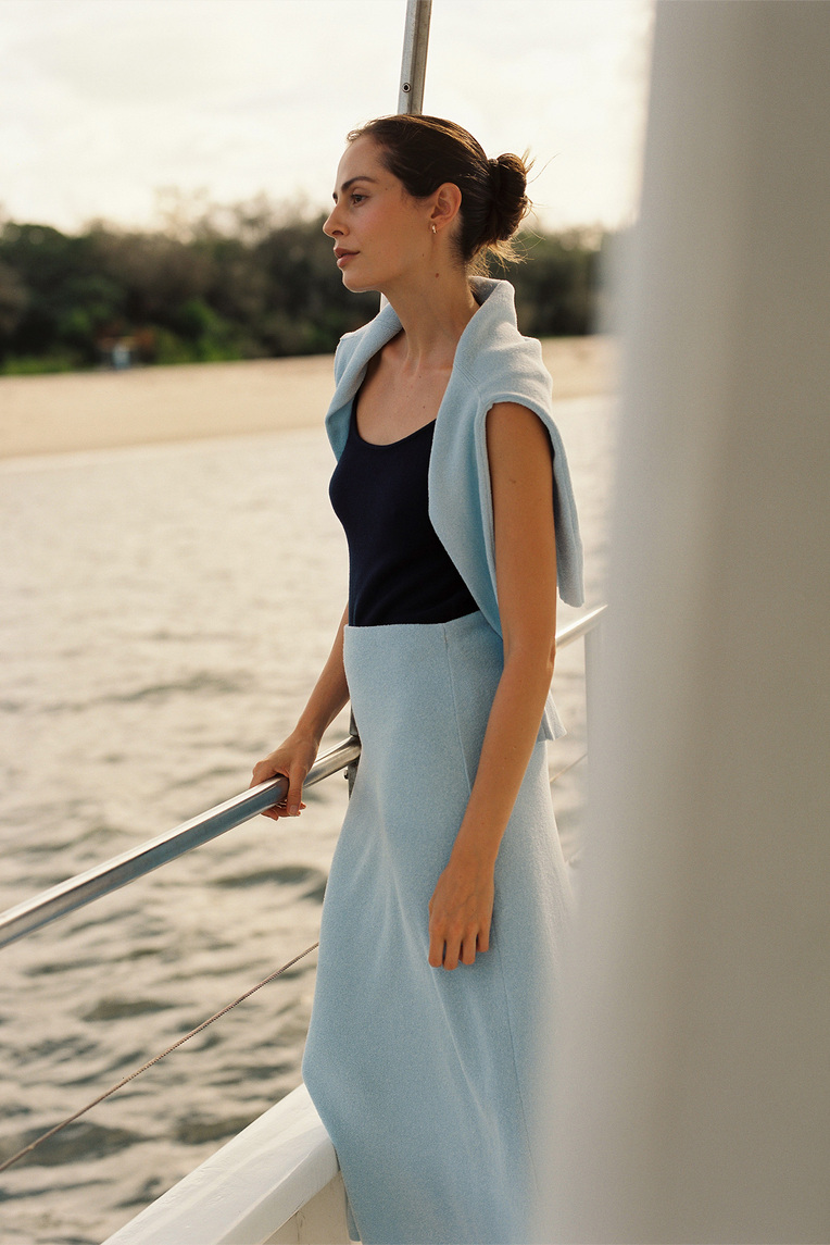 Boxy Bouclé Knit Cardigan