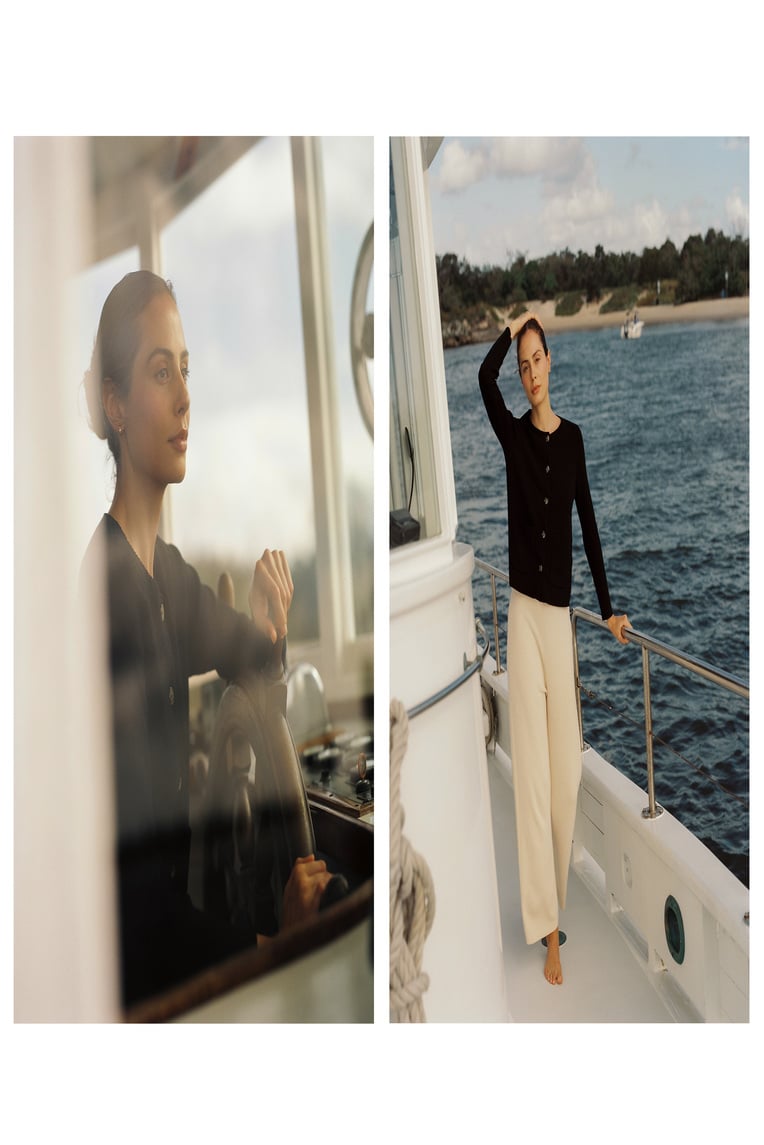 Boxy Bouclé Knit Cardigan