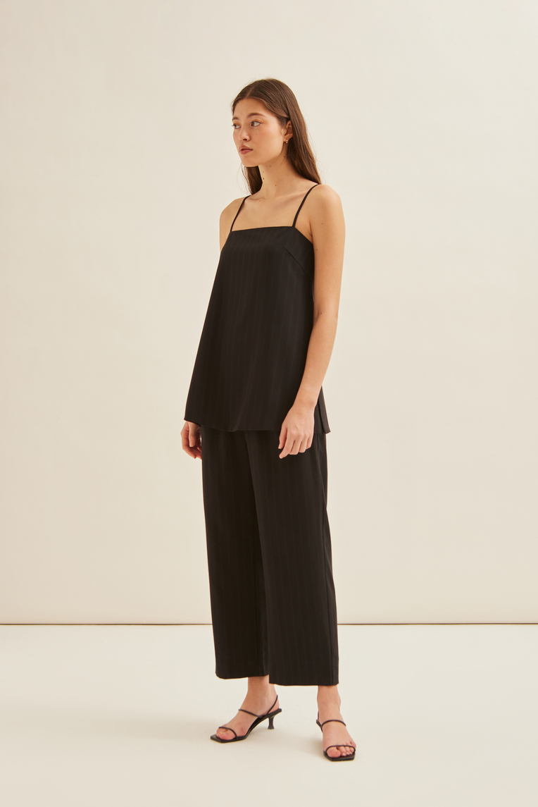 Herringbone Striped Cami Tunic