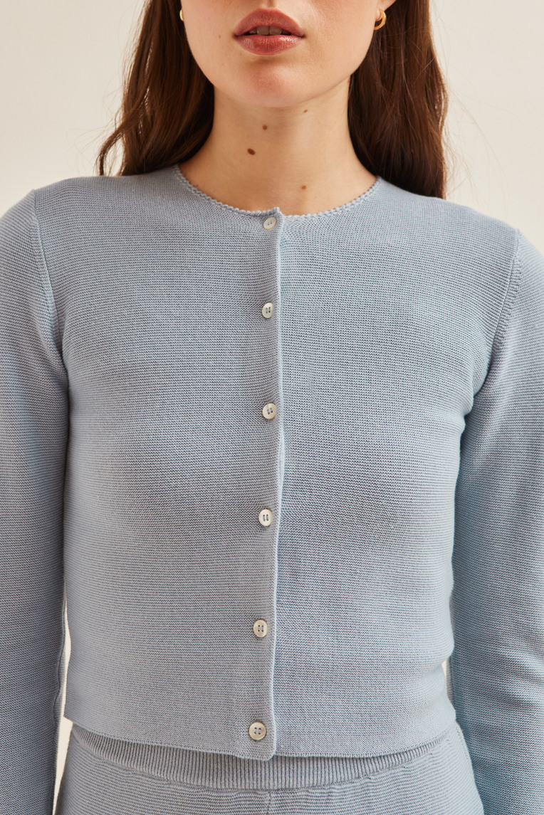 Soft Weave Knit Cardigan