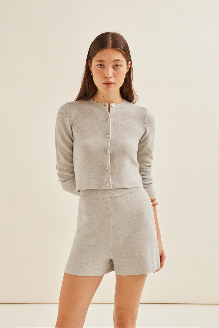 Soft Weave Knit Cardigan