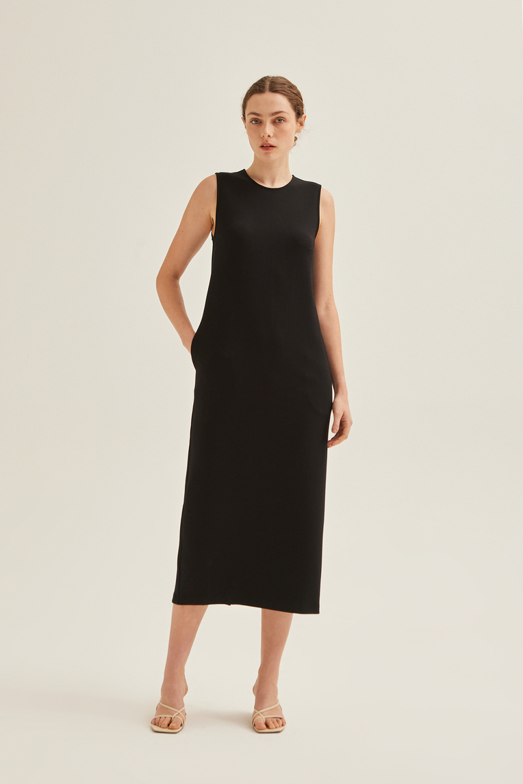Jersey Midi Dress