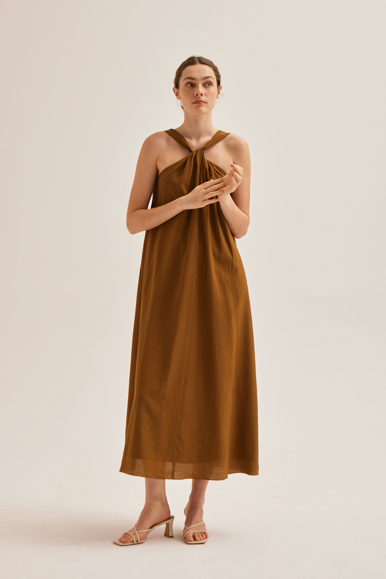 Two-Way Twist Knot Maxi Dress