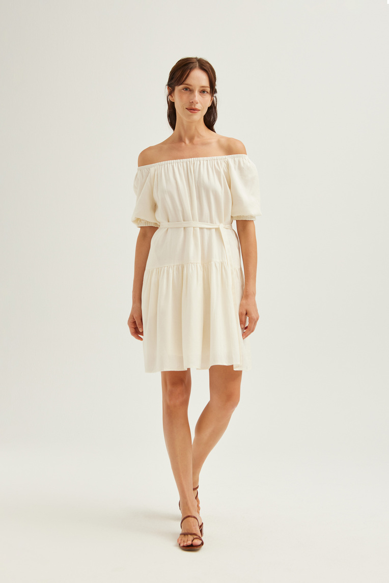 Two-Way Tiered Shift Dress