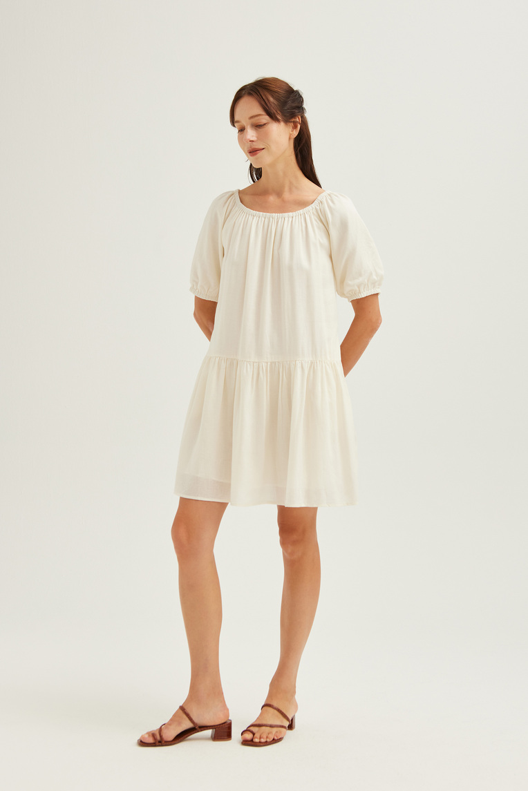 Two-Way Tiered Shift Dress