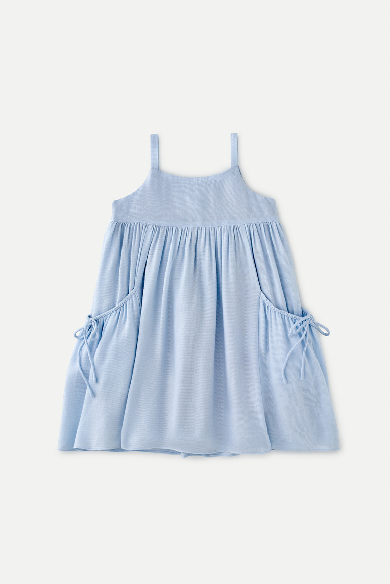 Bow-Detail Cotton Cami Dress