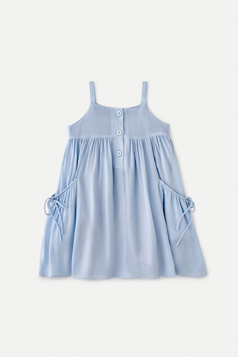 Bow-Detail Cotton Cami Dress
