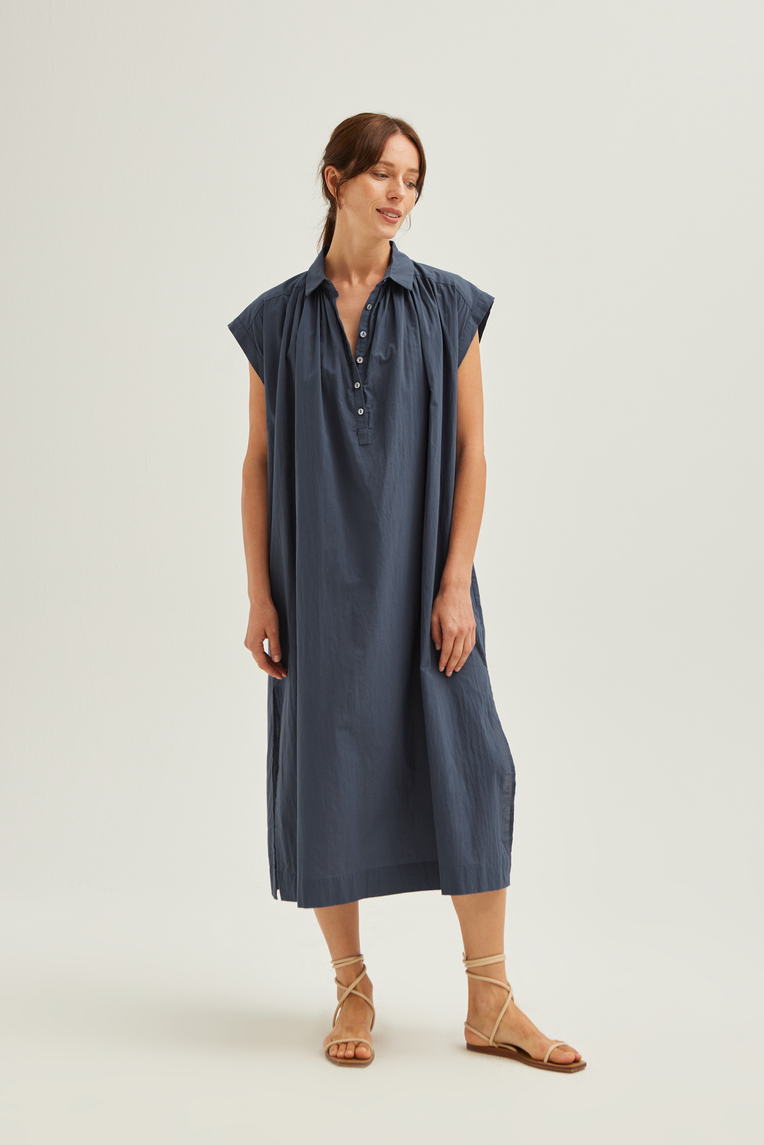 Cotton Gathered Dress