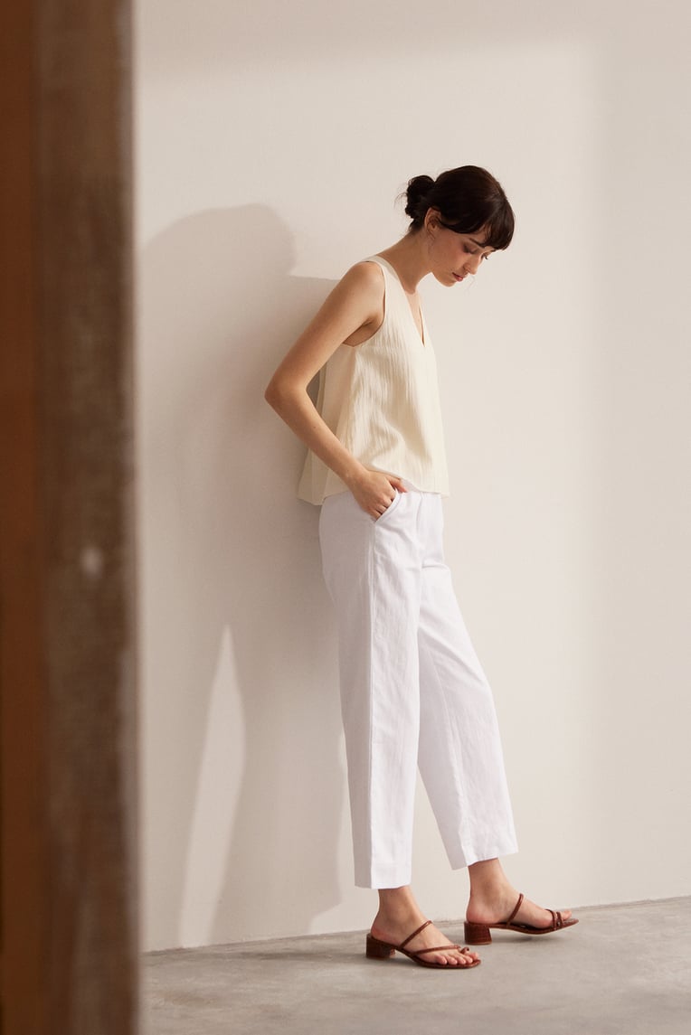 Linen Full-Length Pants