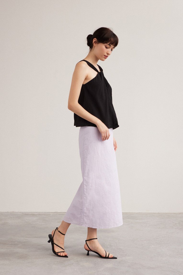 Linen Pencil Skirt