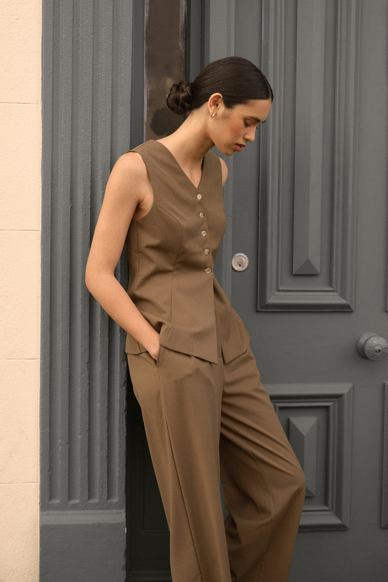 Tailored V-Neck Vest