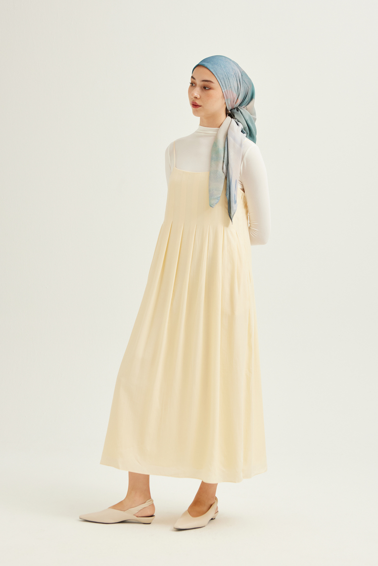 Pleated Tent Dress