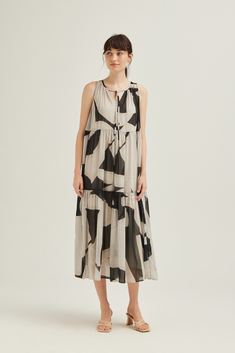 Dialogue Tiered Tent Dress