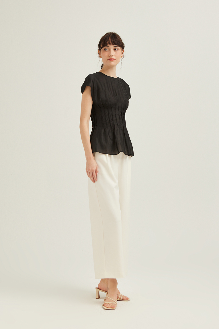 Viscose Pleated Top