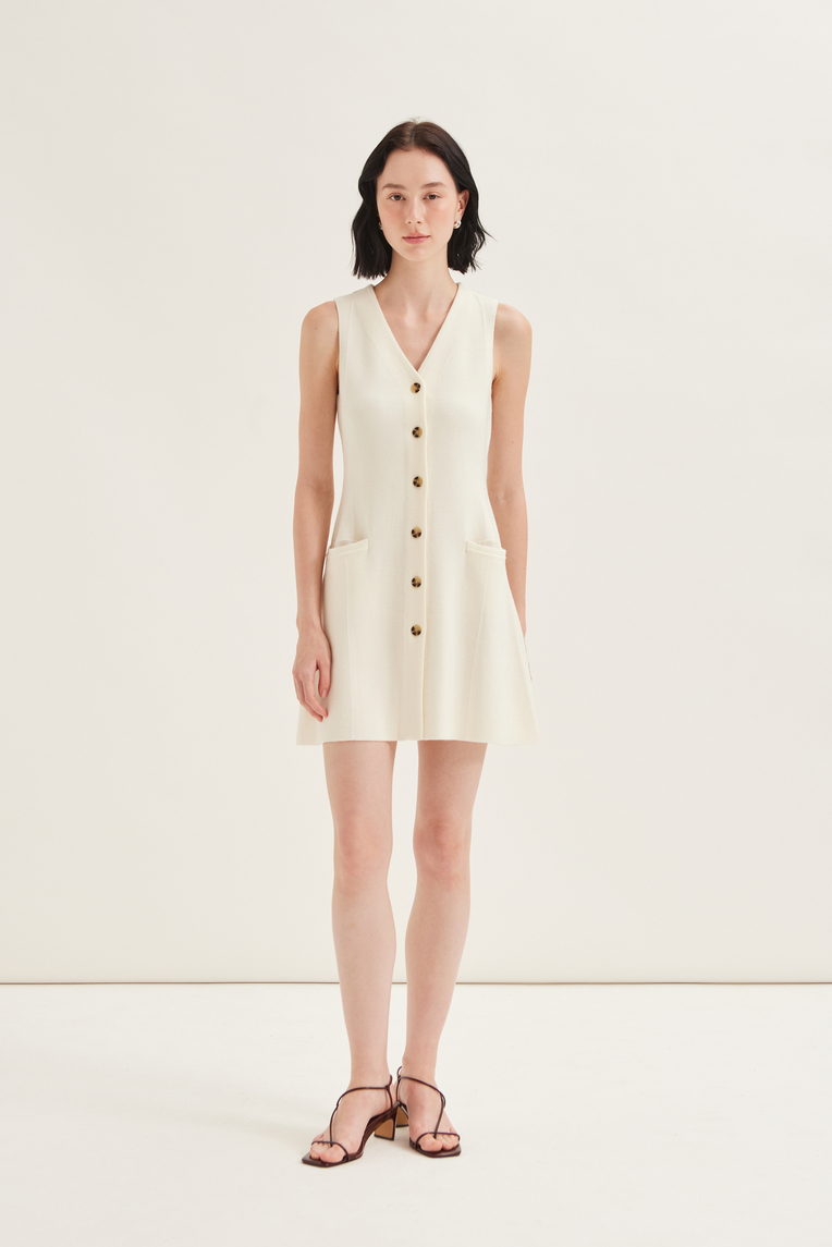 Soft Milano Knit Mini Dress