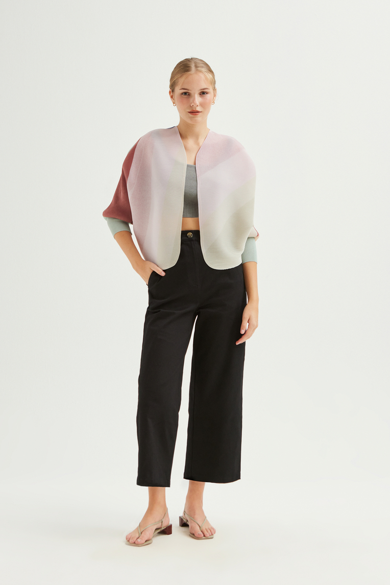 Interlude Plissé Pleated Shrug