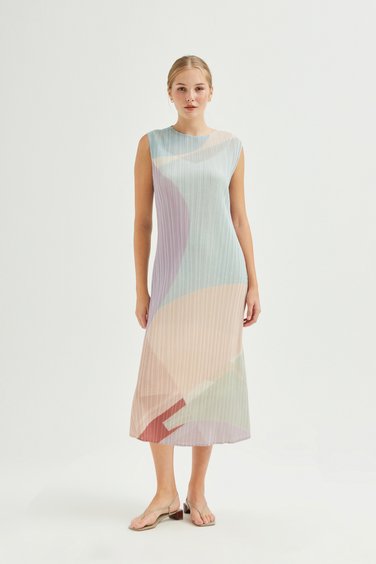 Interlude Plissé Pleated Dress