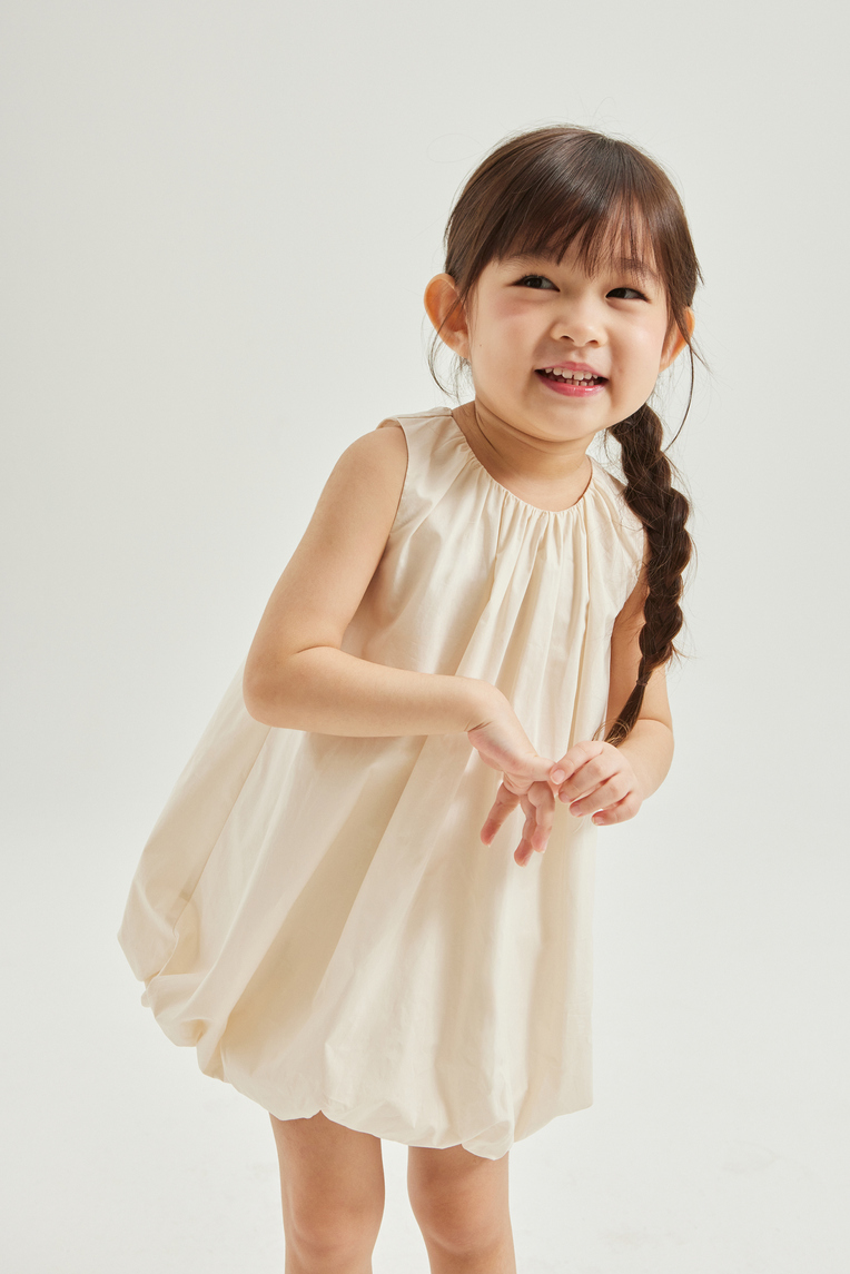 Cotton Balloon Dress