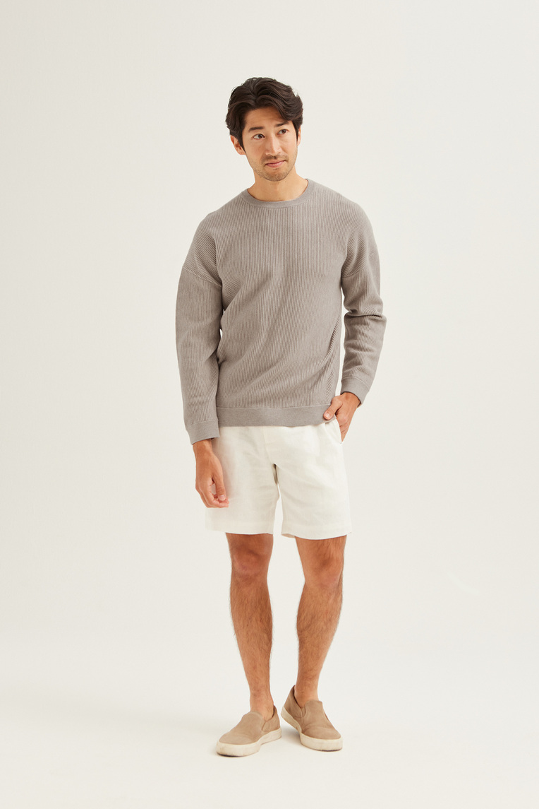 Relaxed Ribbed Knit Jumper