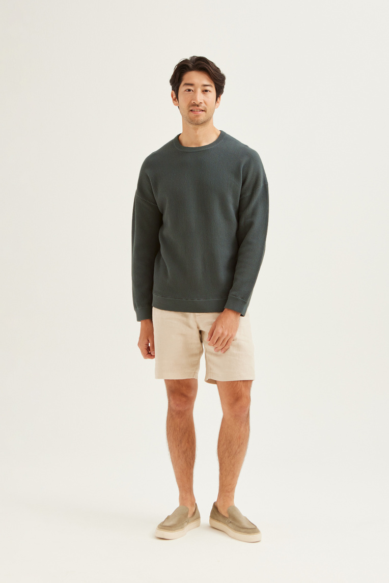 Relaxed Ribbed Knit Jumper