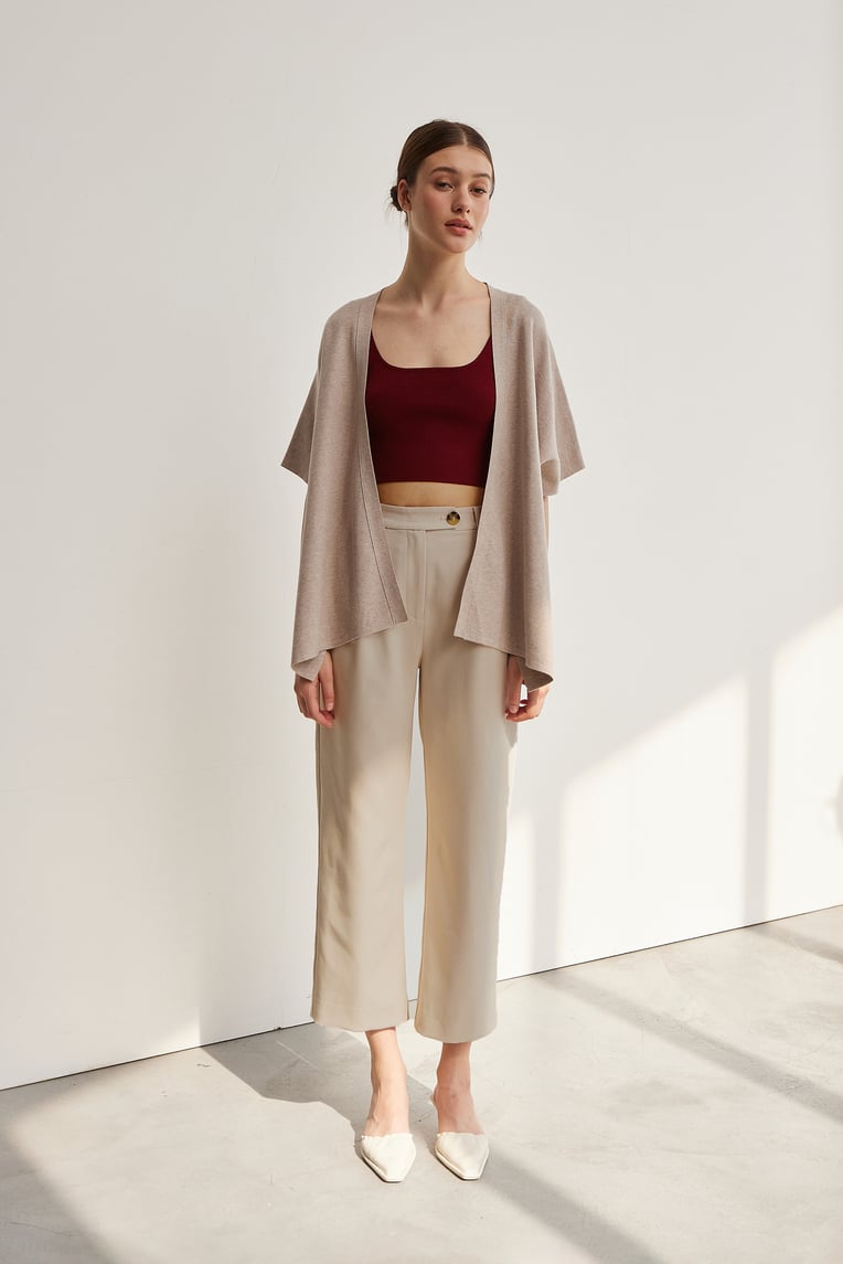Tailored Straight-Leg Pants