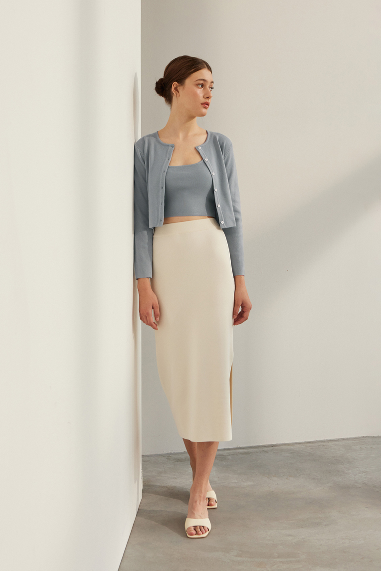 Button Knit Cardigan