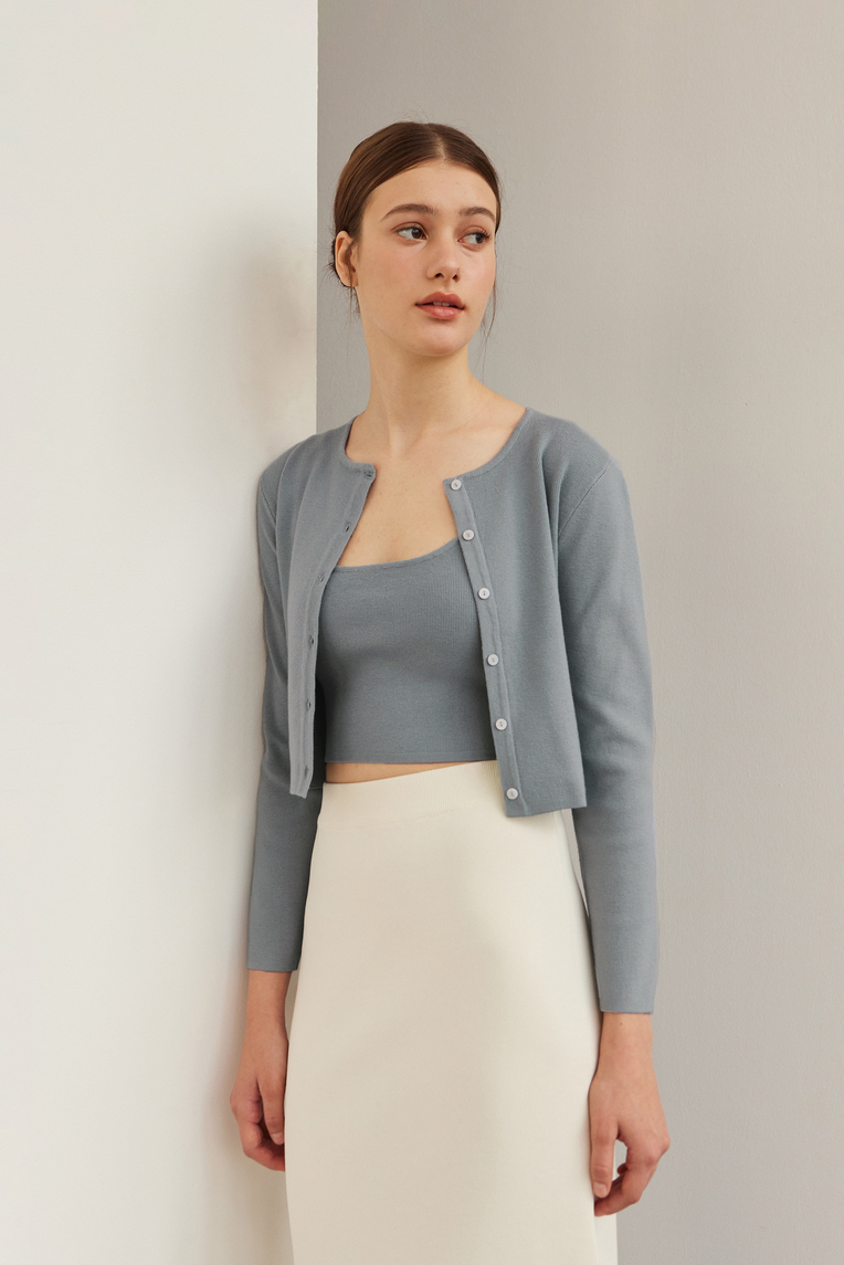 Button Knit Cardigan