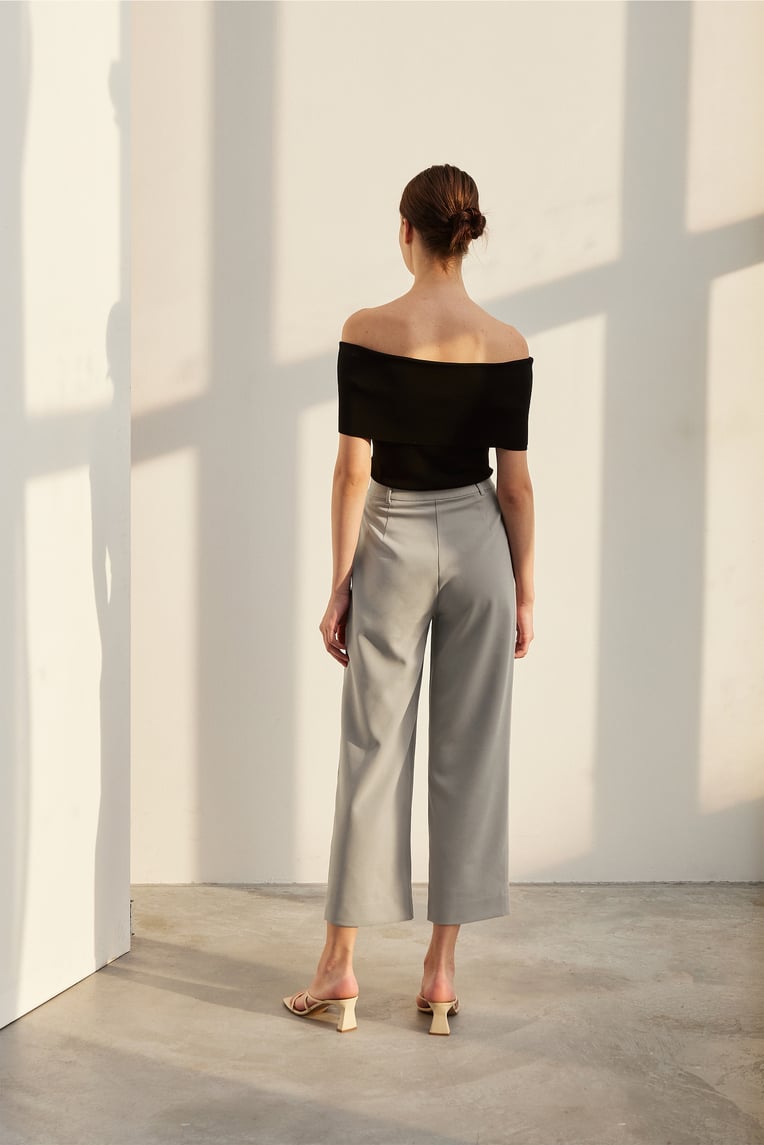 Tailored Straight-Leg Pants
