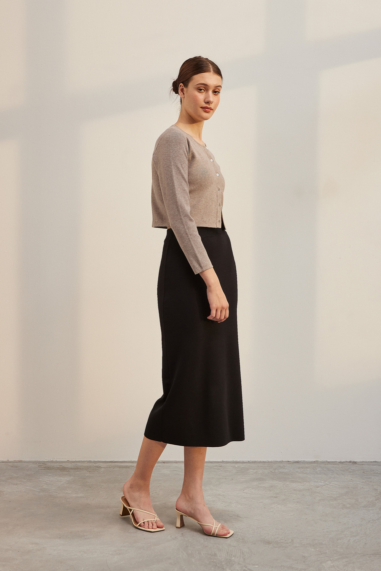 Midi Knit Skirt