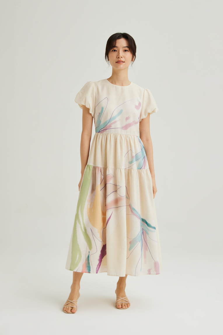 Atelier Puff-Sleeve Dress 