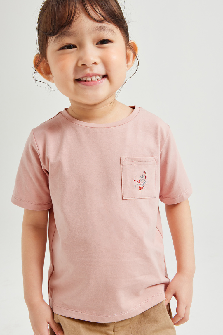 Embroidered Pocket Tee