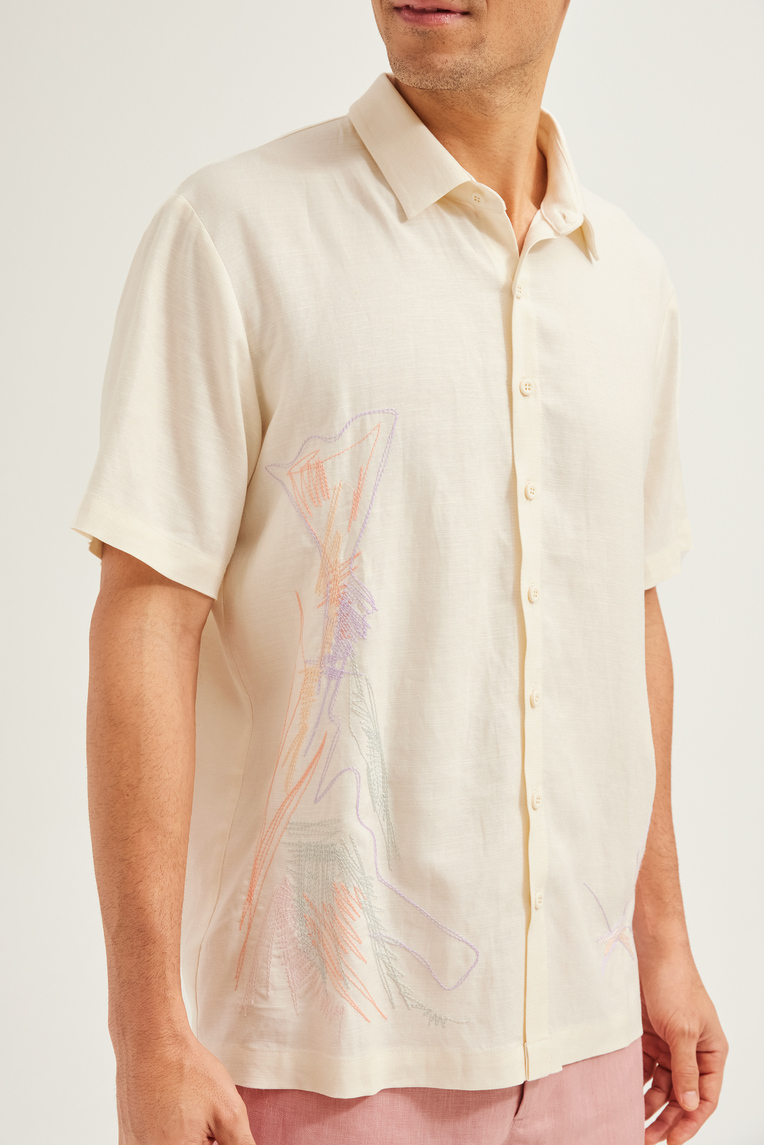 Calla Embroidered Men’s Shirt