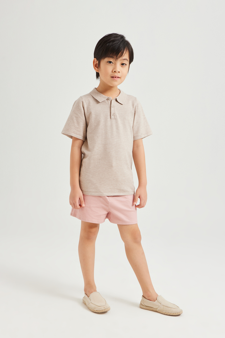 Mini Cotton Twill Shorts