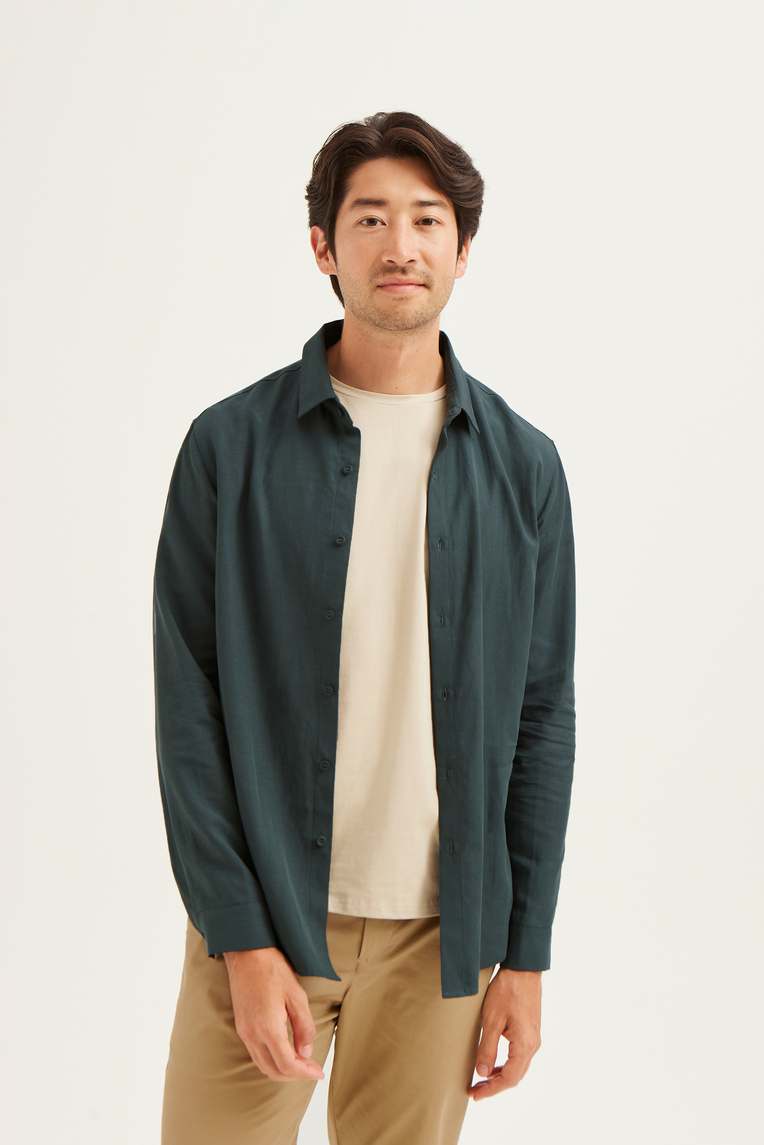Lyocell Long Sleeve Shirt