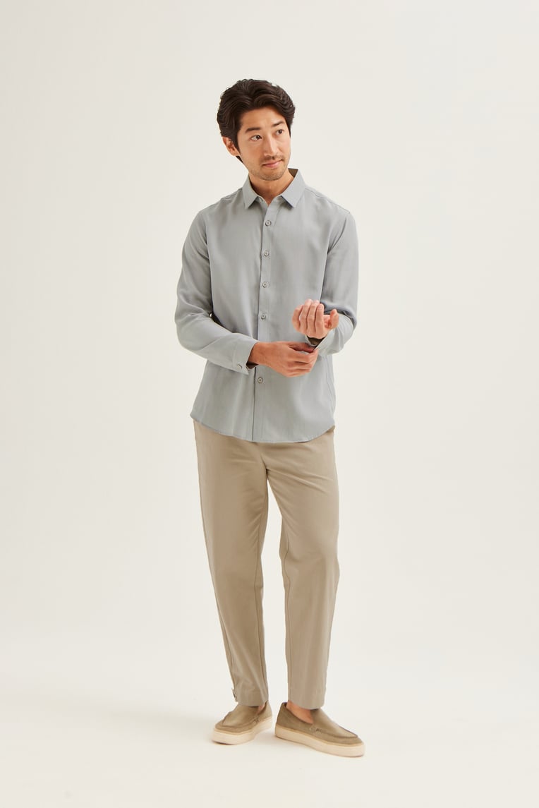 Lyocell Long Sleeve Shirt