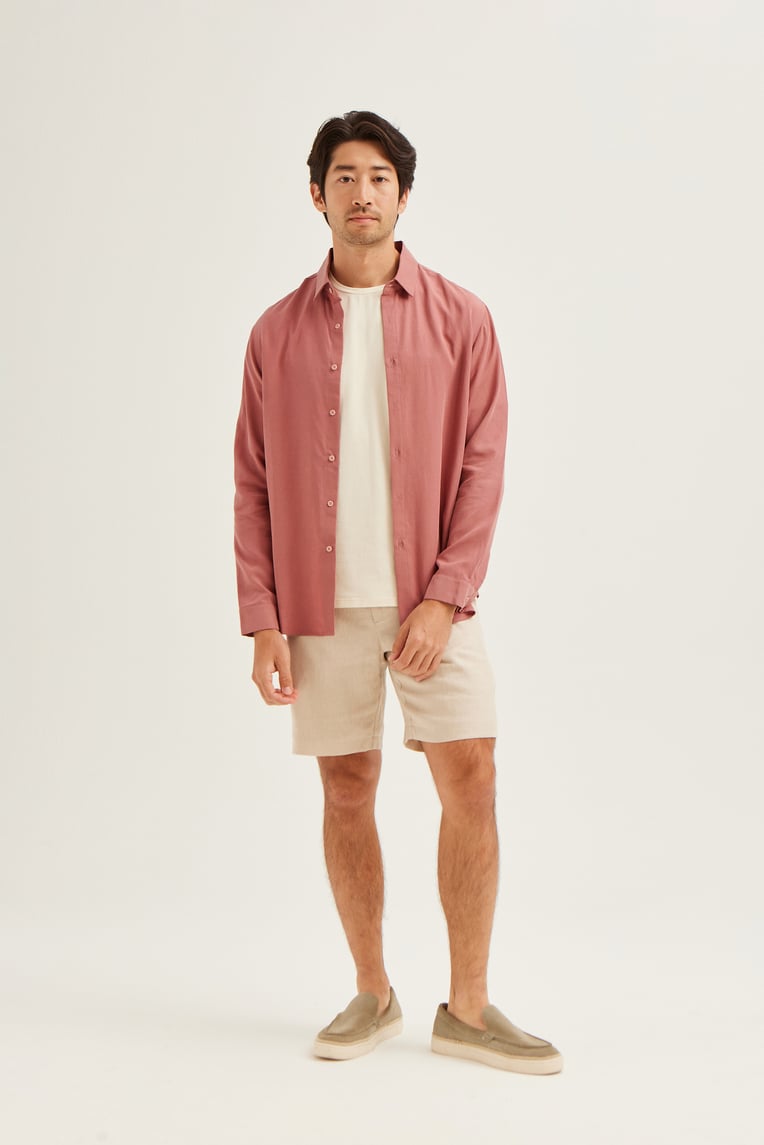 Lyocell Long Sleeve Shirt