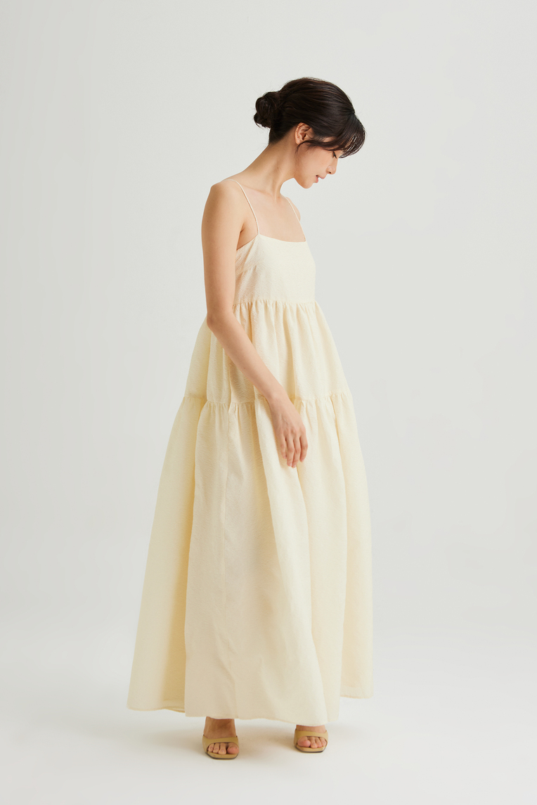 Textured Tiered Cami Dress