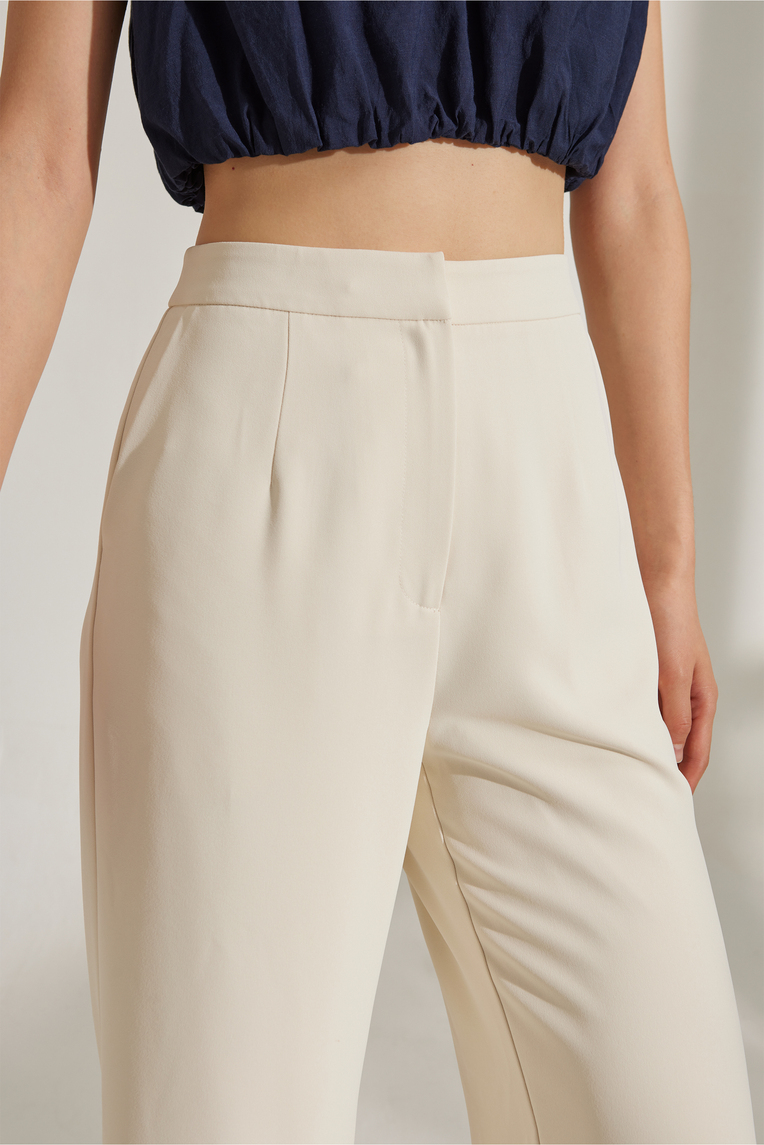 High-Waisted Longline Pants