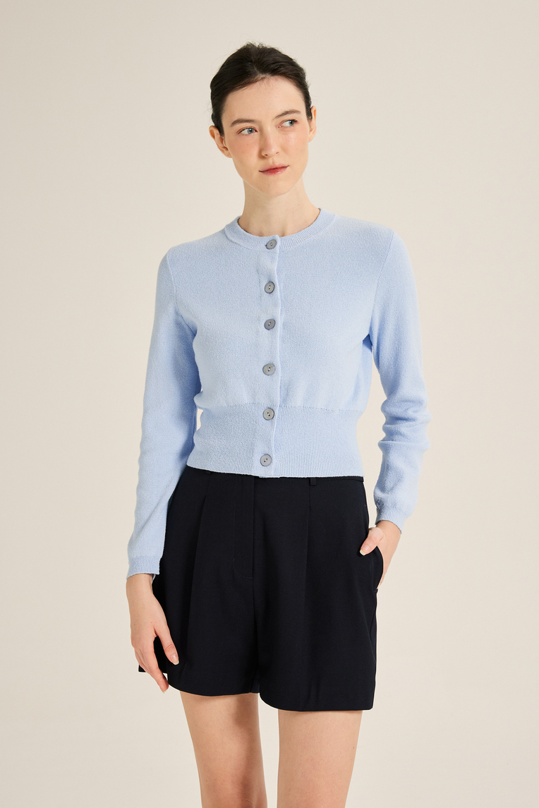 Bouclé Knit Cardigan	