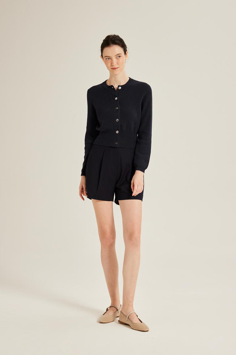 Bouclé Knit Cardigan	