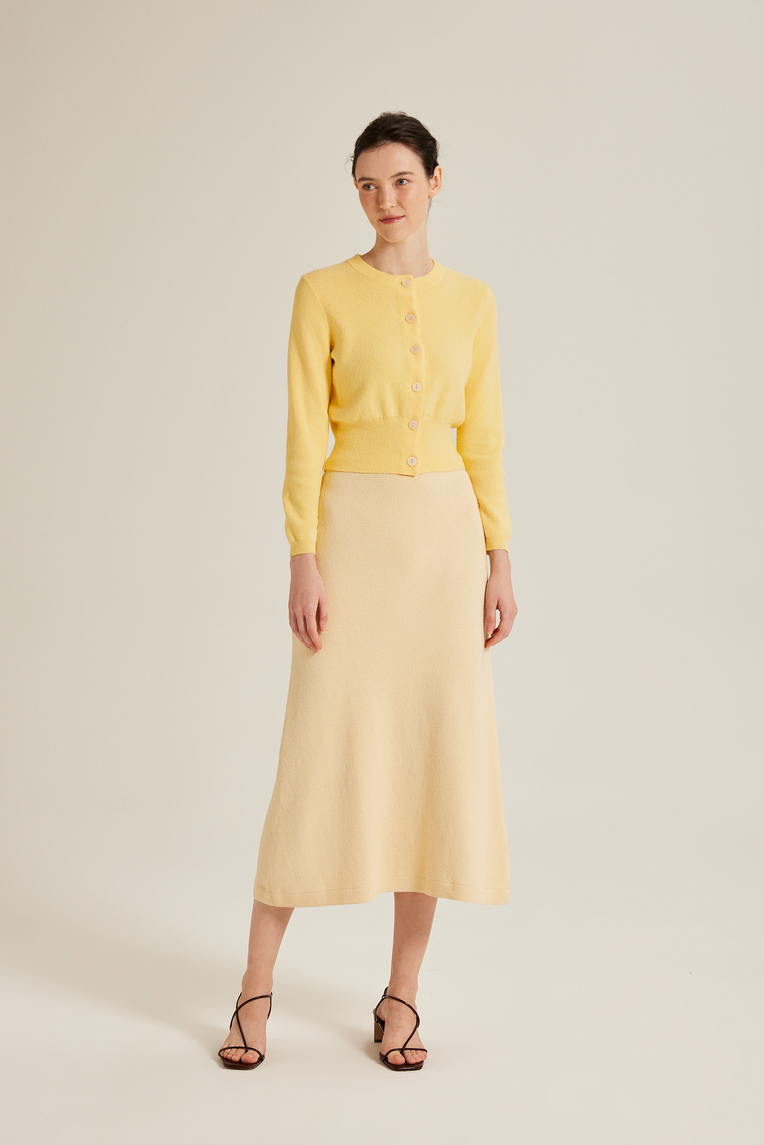 Bouclé Knit Cardigan	