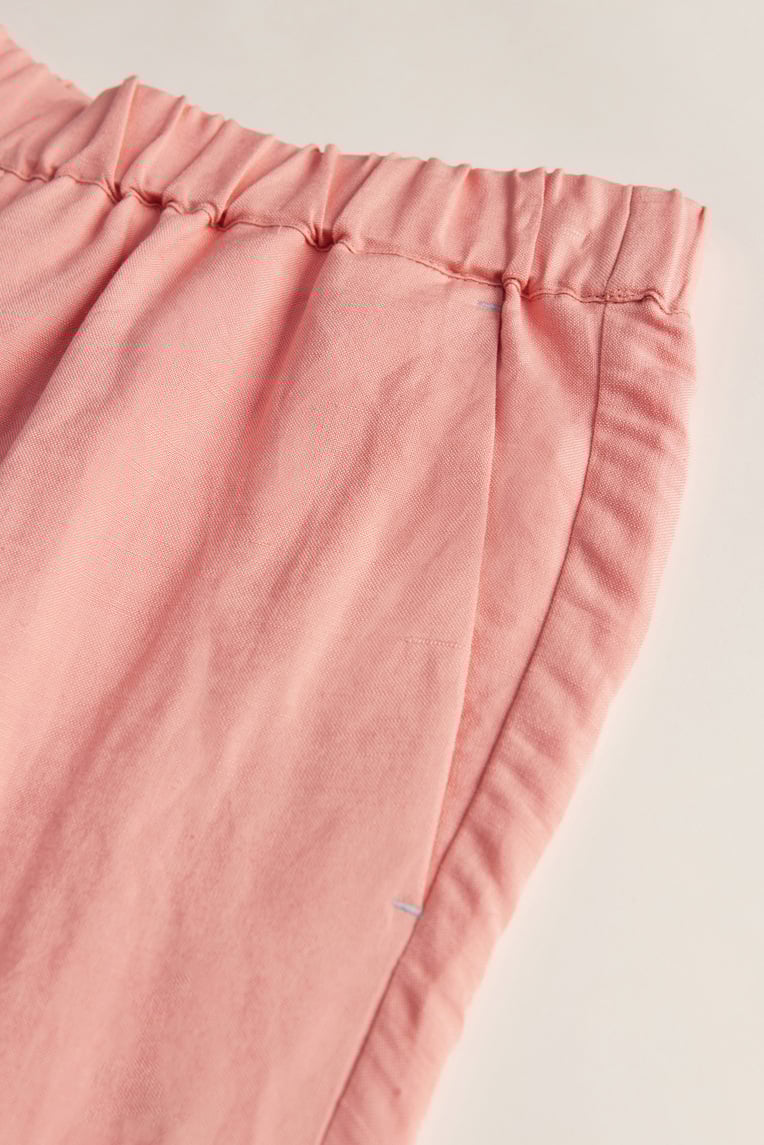 Straight-Cut Linen Pants