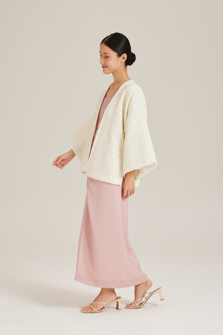 Beaded Open Cardigan 