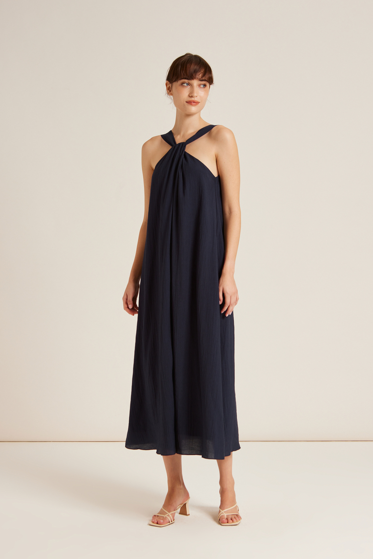 Two-Way Twist Knot Maxi Dress